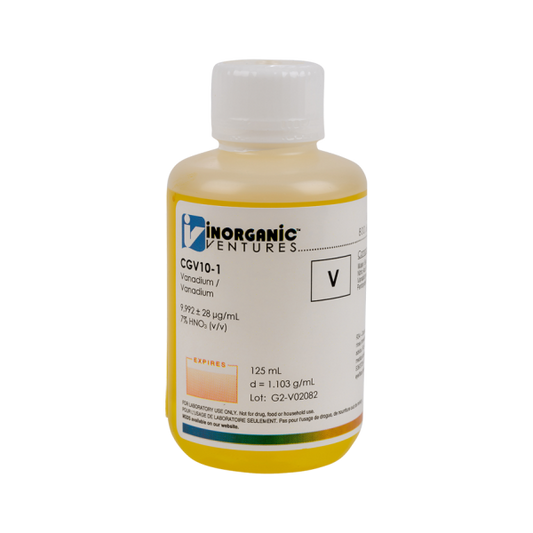 10,000ug/mL VANADIUM 125mL