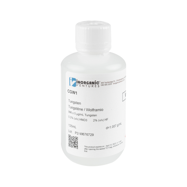 1000ug/mL TUNGSTEN 125mL