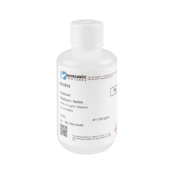 10,000ug/mL YTTERBIUM 125mL