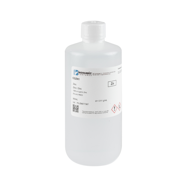 1000ug/mL ZINC 500mL