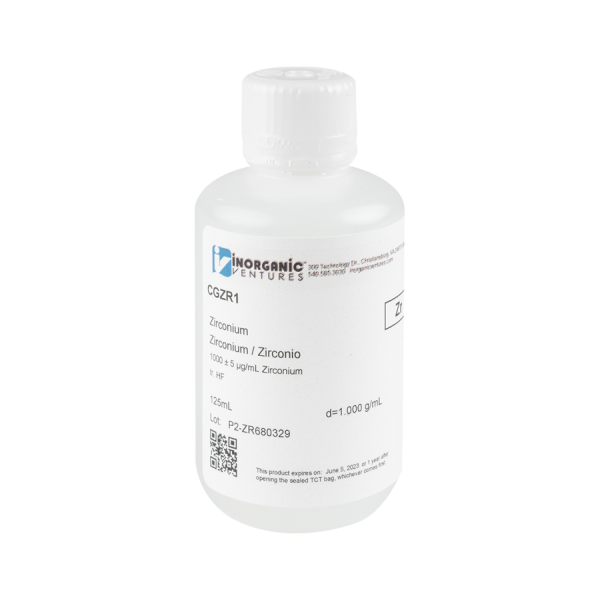 1000ug/mL ZIRCONIUM 125mL