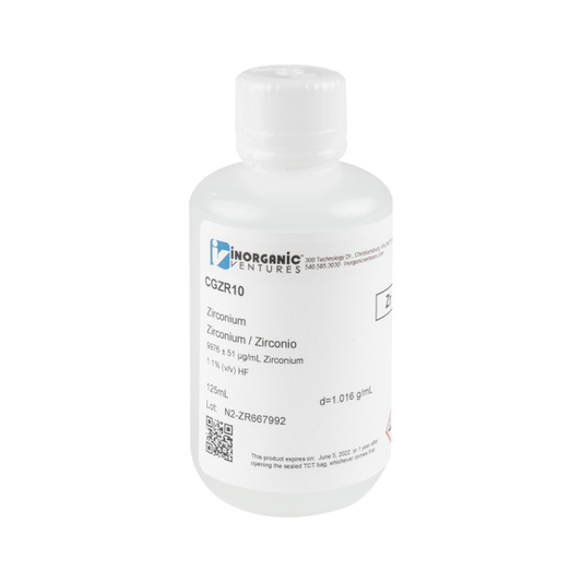 10,000ug/mL ZIRCONIUM 125mL