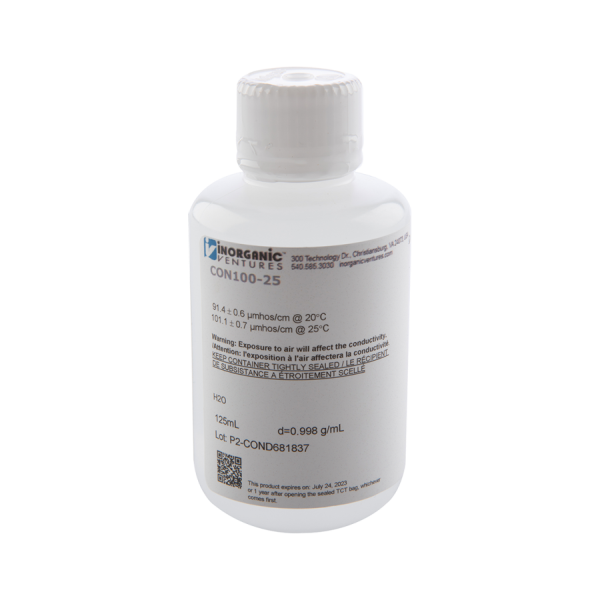 100uS/cm CONDUCTIVITY, 125mL