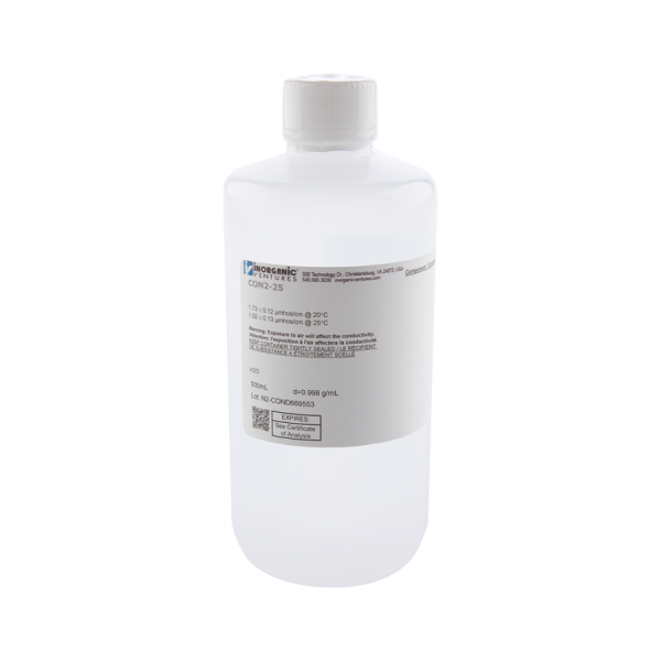2uS/cm CONDUCTIVITY, 500mL