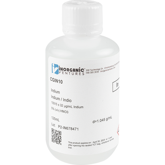 10,000ug/mL INDIUM 125mL