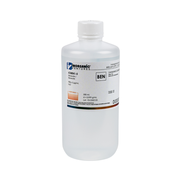 1000ug/mL BENZOATE 500mL