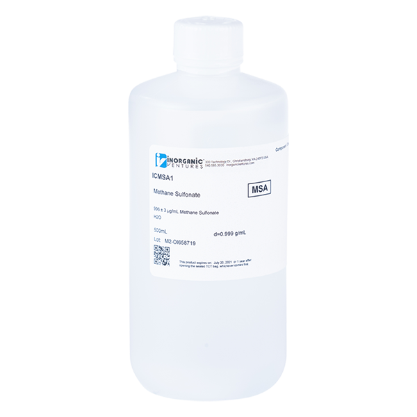 1000ug/mL METHANE  SULFONATE 500mL