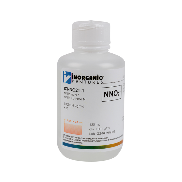 1000ug/mL NITRITE AS N 125mL