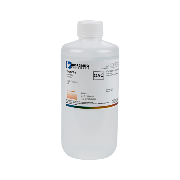 1000ug/mL ACETATE 500mL