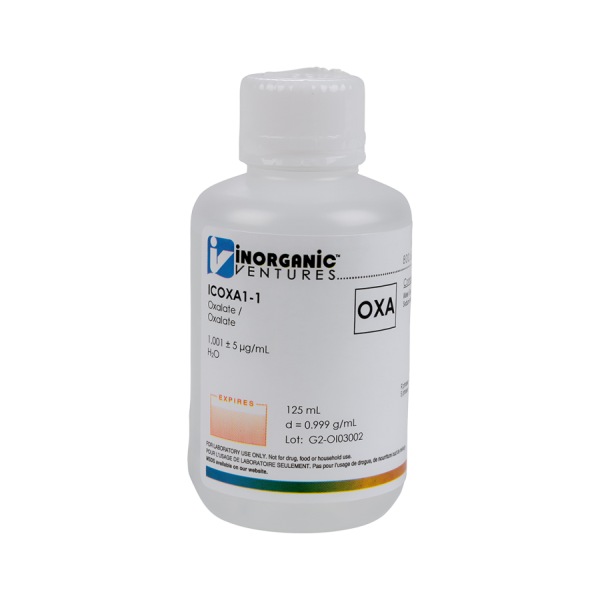1000ug/mL OXALATE 125mL