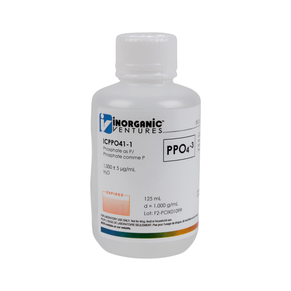 1000ug/mL PHOSPHATE AS P 125mL