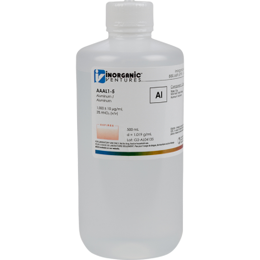 1000ug/mL ALUMINUM 500mL for AA