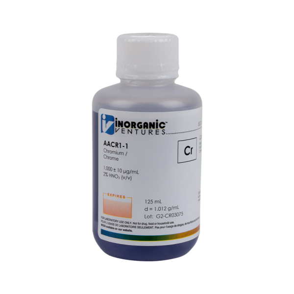 1000ug/mL CHROMIUM 125mL for AA