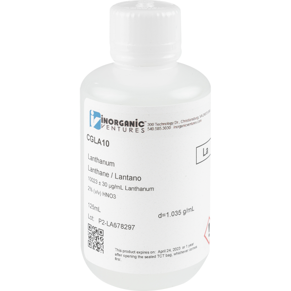 10,000ug/mL LANTHANUM 125mL