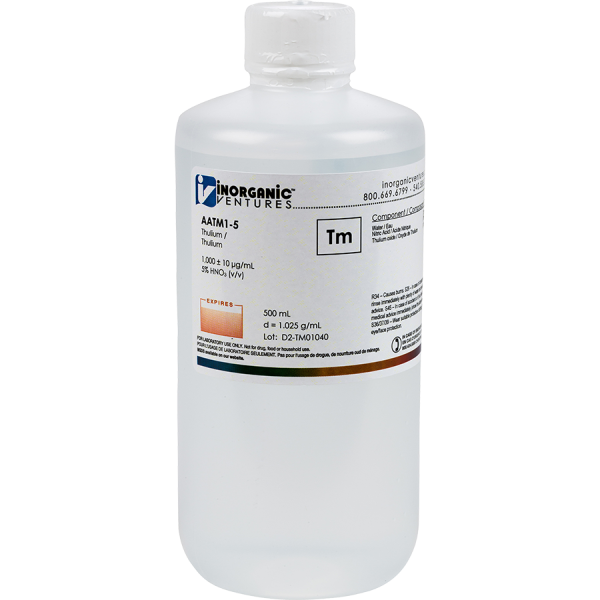 1000ug/mL THULIUM 500mL for AA