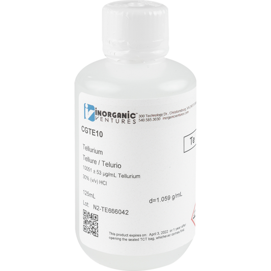 10,000ug/mL TELLURIUM 125mL