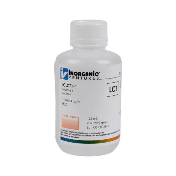 1000ug/mL LACTATE 125mL