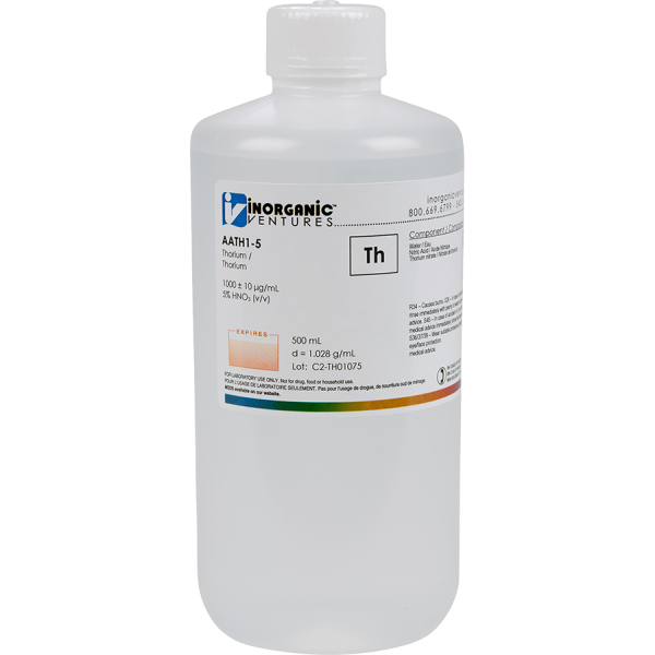 1000ug/mL THORIUM 500mL for AA