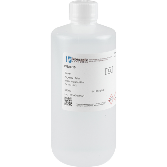 10,000ug/mL SILVER 500mL