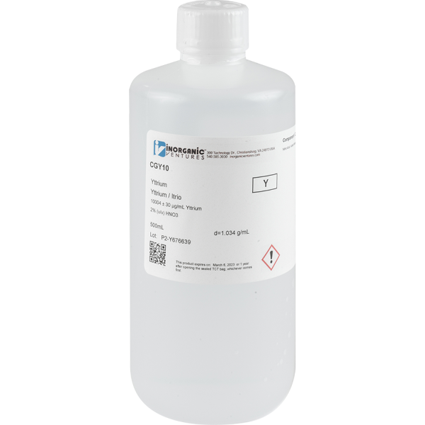 10,000ug/mL YTTRIUM 500mL