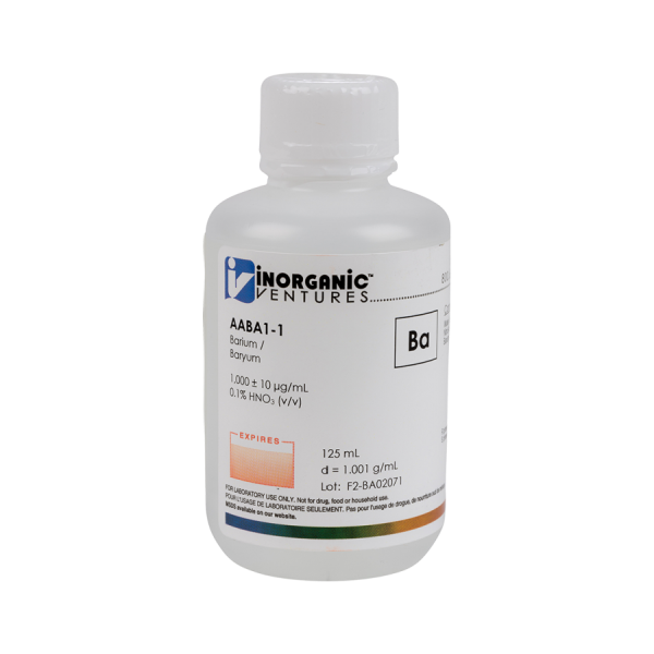 1000ug/mL BARIUM 125mL for AA