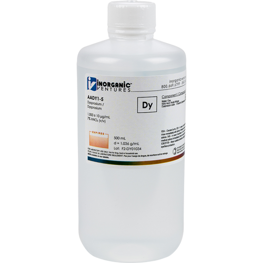 1000ug/mL DYSPROSIUM 500mL for AA