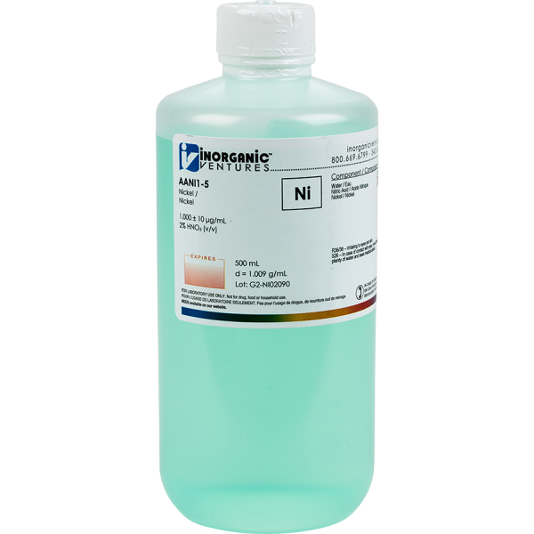 1000ug/mL NICKEL 500mL for AA
