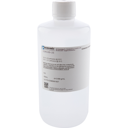 100uS/cm CONDUCTIVITY, 500mL