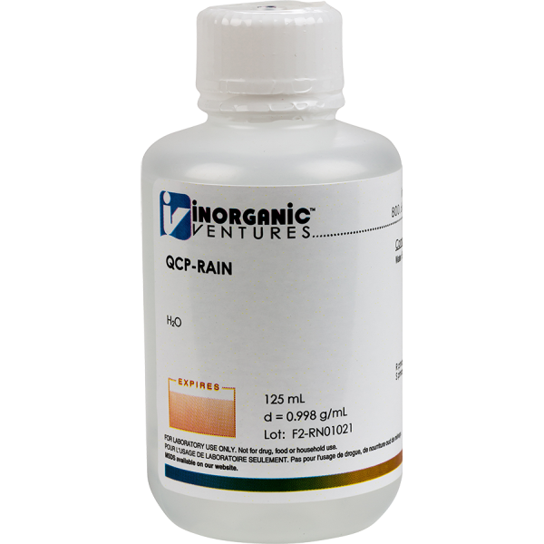 QC RAINWATER STANDARD, 125mL