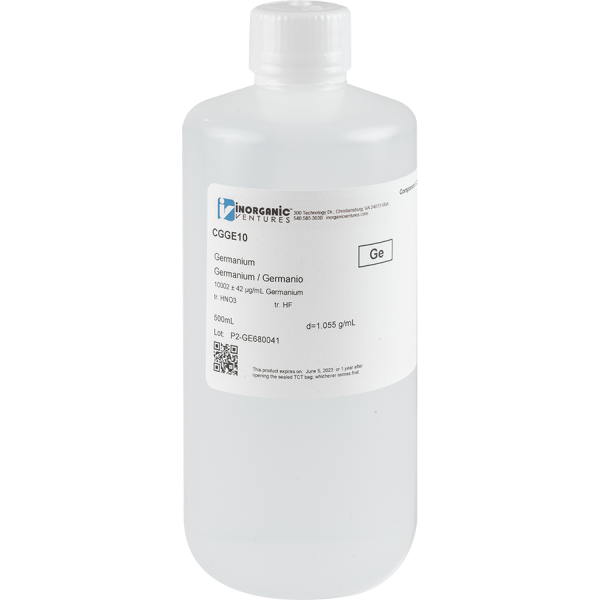 10,000ug/mL GERMANIUM 500mL