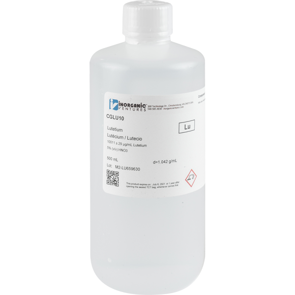 10,000ug/mL LUTETIUM 500mL