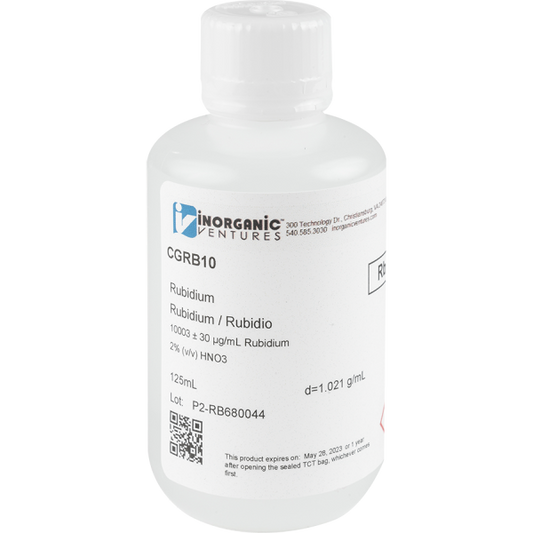 10,000ug/mL RUBIDIUM, 125mL