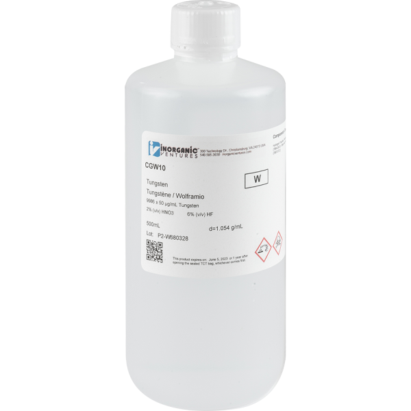 10,000ug/mL TUNGSTEN 500mL
