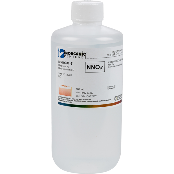 1000ug/mL NITRATE AS N 500mL
