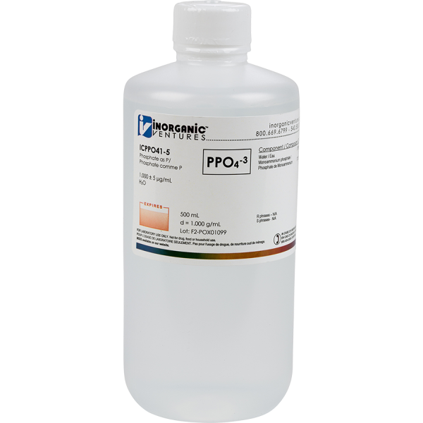 1000ug/mL PHOSPHATE AS P 500mL