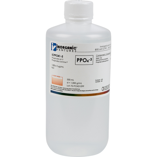 1000ug/mL PHOSPHATE AS P 500mL