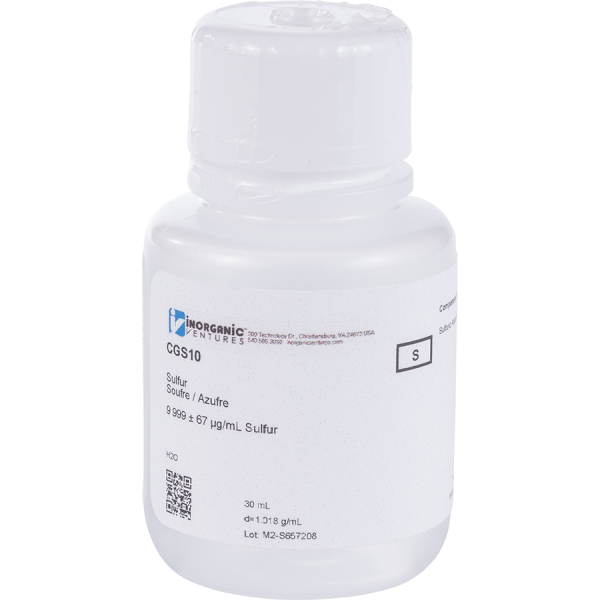 10,000ug/mL SULFUR 30mL