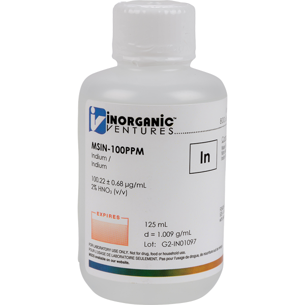 100ug/mL INDIUM 125mL