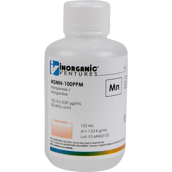 100ug/mL MANGANESE 125mL