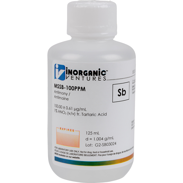 100ug/mL ANTIMONY 125mL