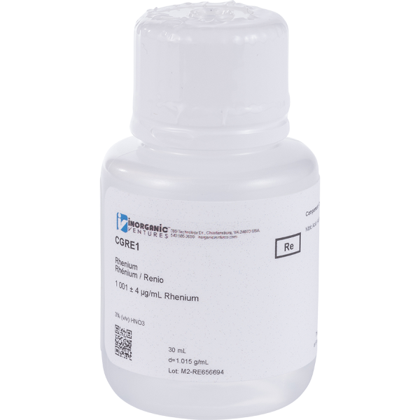 1000ug/mL RHENIUM 30mL