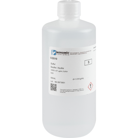 10,000ug/mL SULFUR 500mL