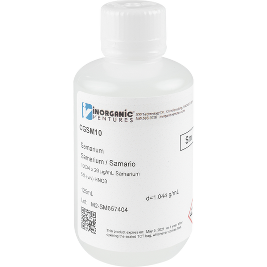 10,000ug/mL SAMARIUM 125mL