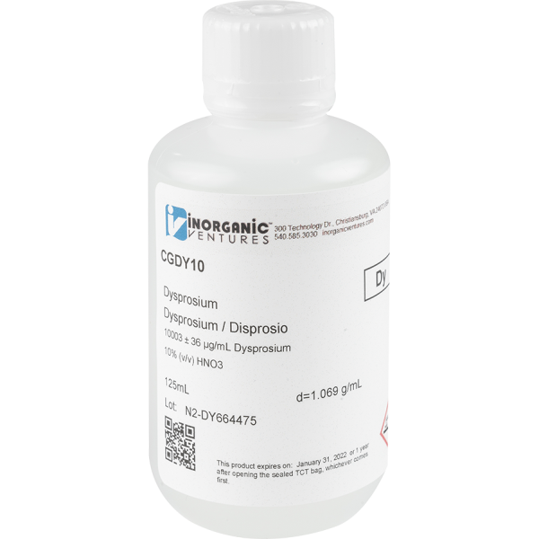 10,000ug/mL DYSPROSIUM, 125mL