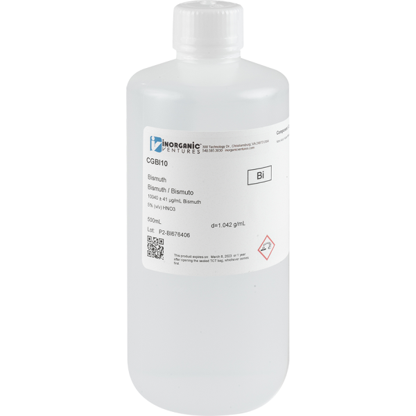 10,000ug/mL BISMUTH 500mL