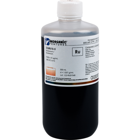 10,000ug/mL RUTHENIUM 500mL