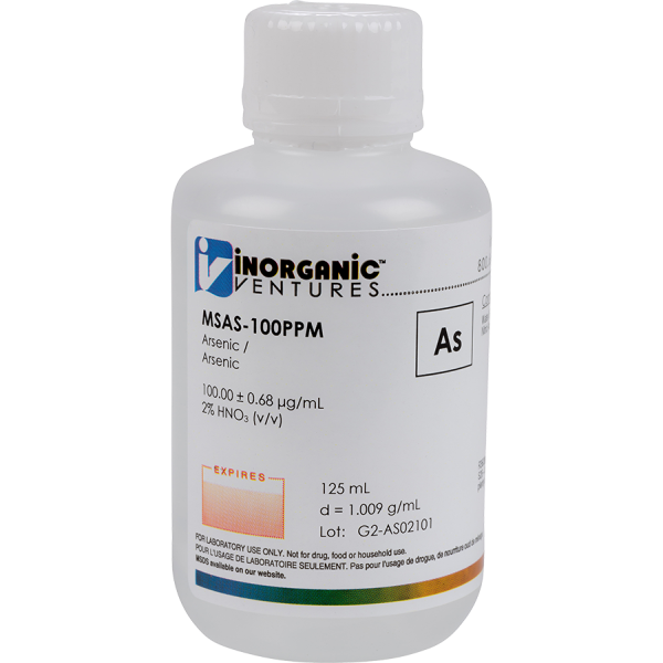 100ug/mL ARSENIC 125mL