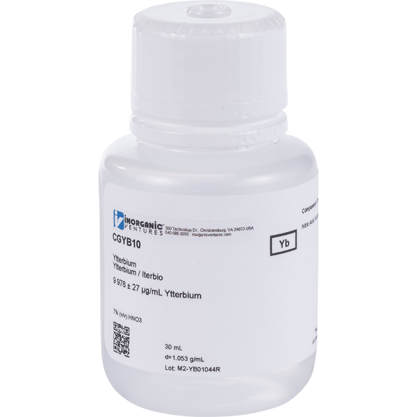 10,000ug/mL YTTERBIUM 30mL