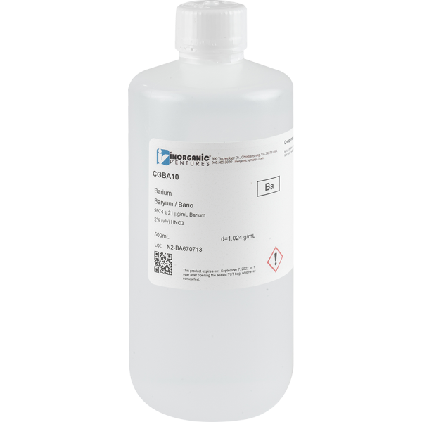 10,000ug/mL BARIUM 500mL
