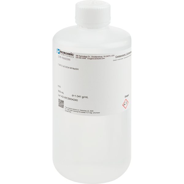 0.1M Sodium Hydroxide, 500mL